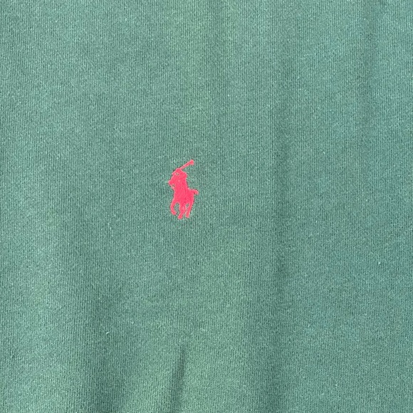 Polo Ralph Lauren Men's Green Long Sleeve Pullover Sweatshirt Size L VTG NWT - Picture 4 of 9